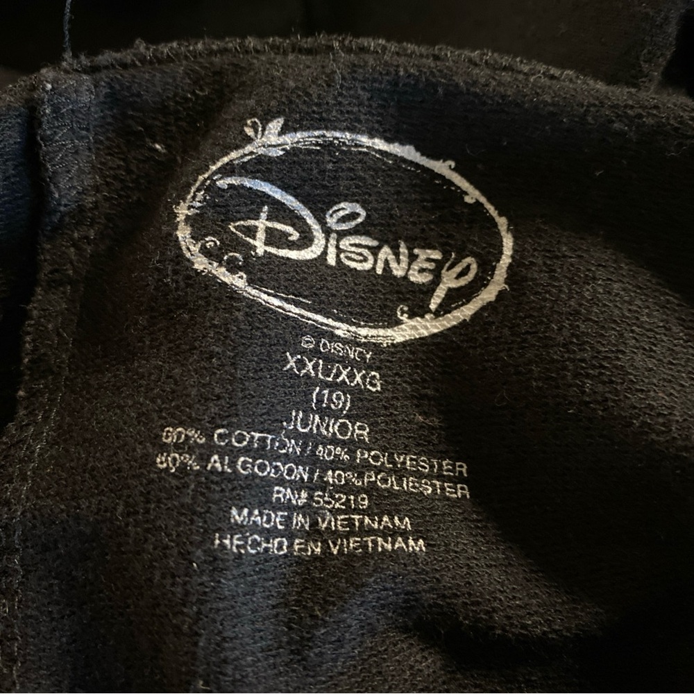 Disney Women Juniors XXL 19 Sweatshirt Pullover Tinker Bell Graphic Lightweight - Picture 8 of 11